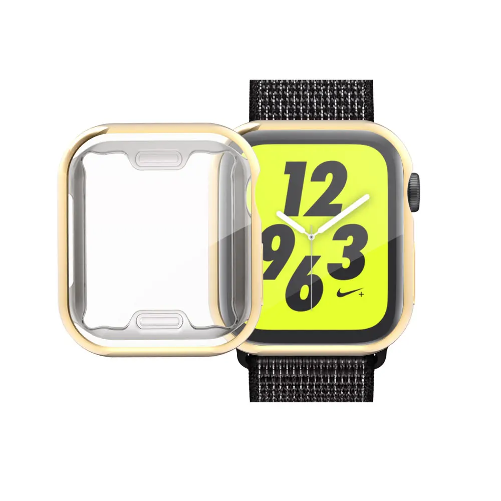 Чехол для apple watch чехол 38 мм 42 iwatch series 5 4 3 2 1 40 44 ТПУ полноразмерный защита