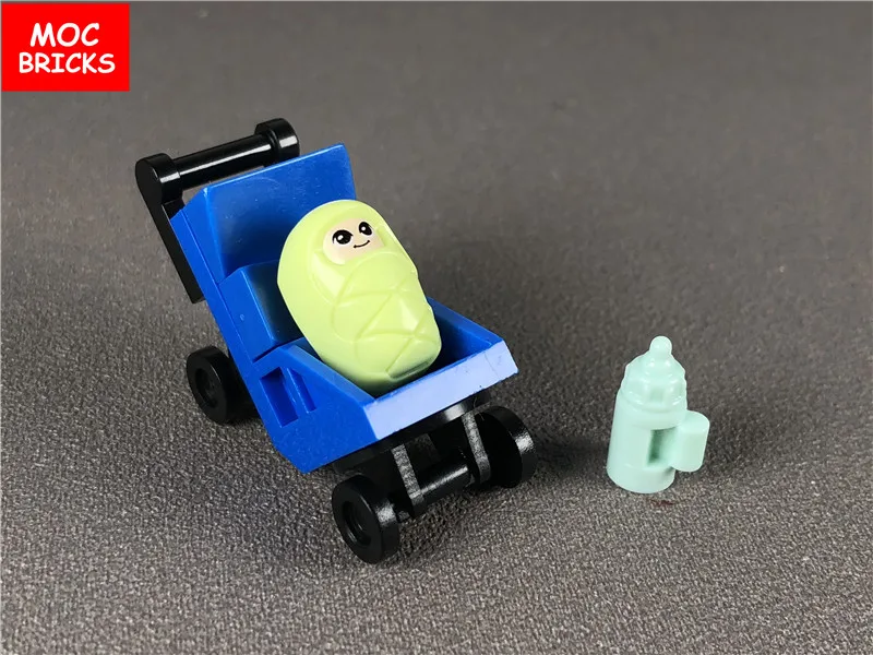 Набор кубики MOC сделай сам Детский развивающий конструктор с бутылочкой и
