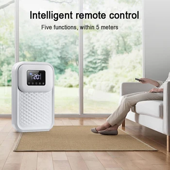 

Smart Dehumidifier for Home LED Smart Touch Remote Control Air Dryer Purification Bedroom Basement Household Moisture Absorber