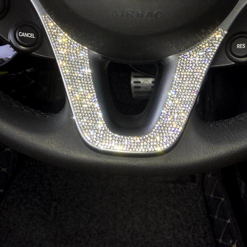 Для Mercedes Smart 453 Fortwo Forfour автомобильные декоративные наклейки Bling Crystal Стразы