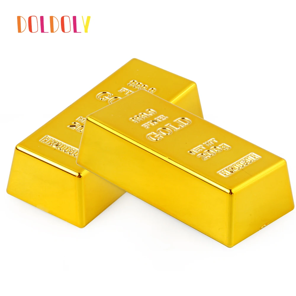 Поддельная маленькая золотая балка doldoldoly пластиковый Золотой домашний декор