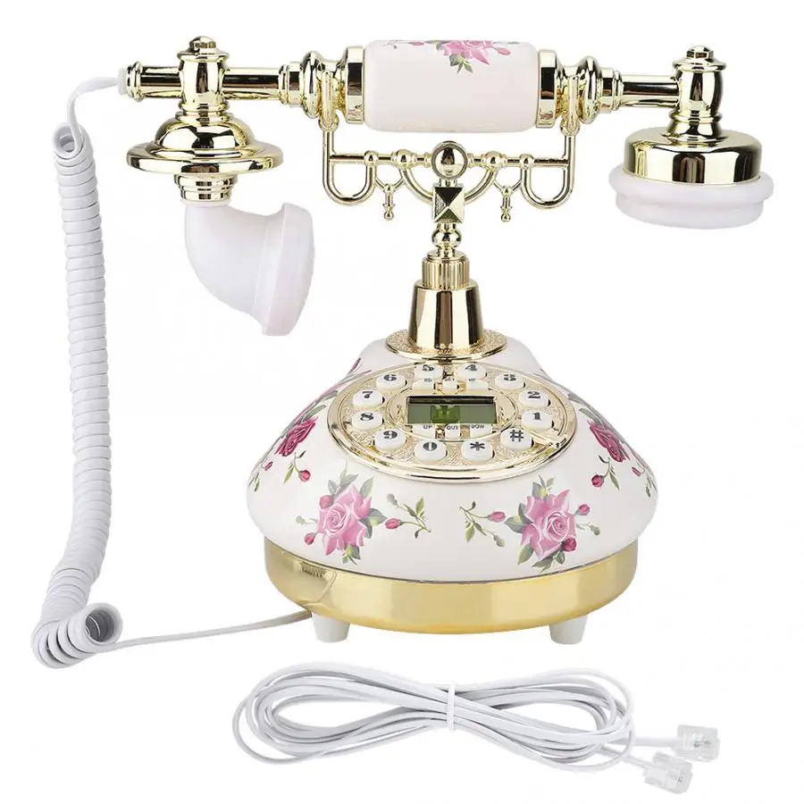 

MS-9101 Vintage Retro Imitation Antique Telephone for Home Office Use Antique Telephone