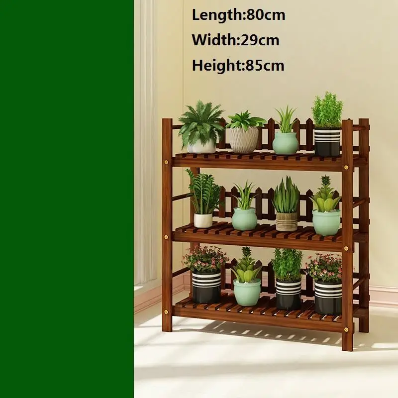 Number 7 Para Plantas Varanda Rack For Escalera Decorativa Madera Indoor Plant Pot Outdoor Stojak Na Kwiaty Shelf Dekoration Flower Stand - Цвет: Number 7