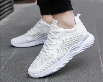 

2020 new Men's Shoes Breathable Fly Knitting Shoes Casual mens sneakers casual nnkk01