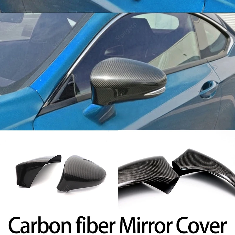 Carbon Fiber Rear View Side Mirror For Lexus ES IS LS CT GS RC/RCF LHD 2011 UP