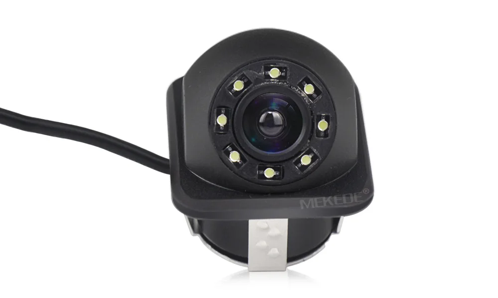 8LED HD 8 светодиодный камера заднего вида с ночным видением, широкоугольная HD цветное изображение, водонепроницаемая универсальная парковочная камера заднего вида - Название цвета: 8LED