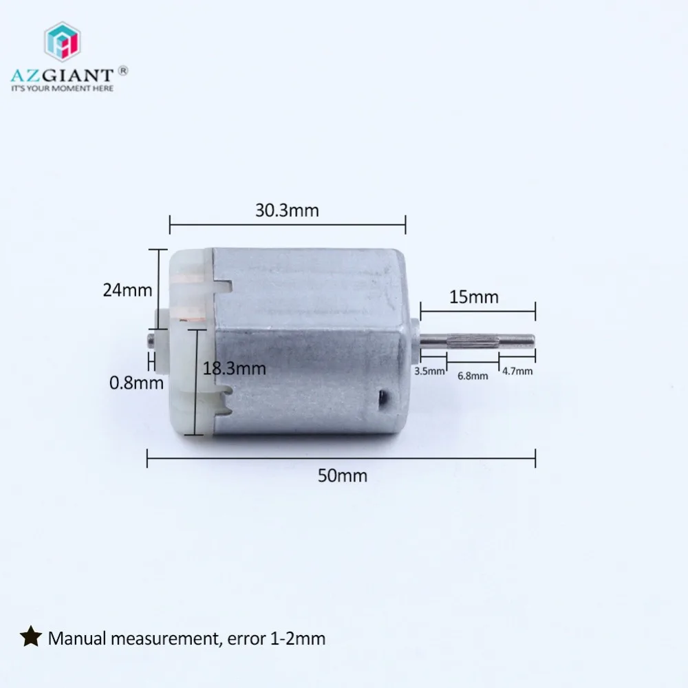 10 шт./лот FC-280 15 мм вал с накаткой 12 В DC карбоновая щетка мотор Автомобильный Дверной замок ELV ESL руля зеркало заднего вида мотор рулевой замок - Название цвета: 15mm