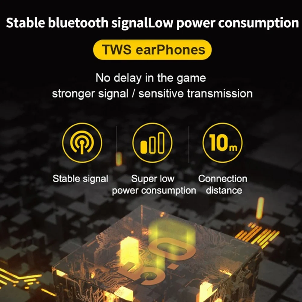 IWALK TWS Wireless Earbuds with 2000mAh Power Bank Charging Box Binaural Call Bluetooth 5 Earphone Touch Control Stereo Headset