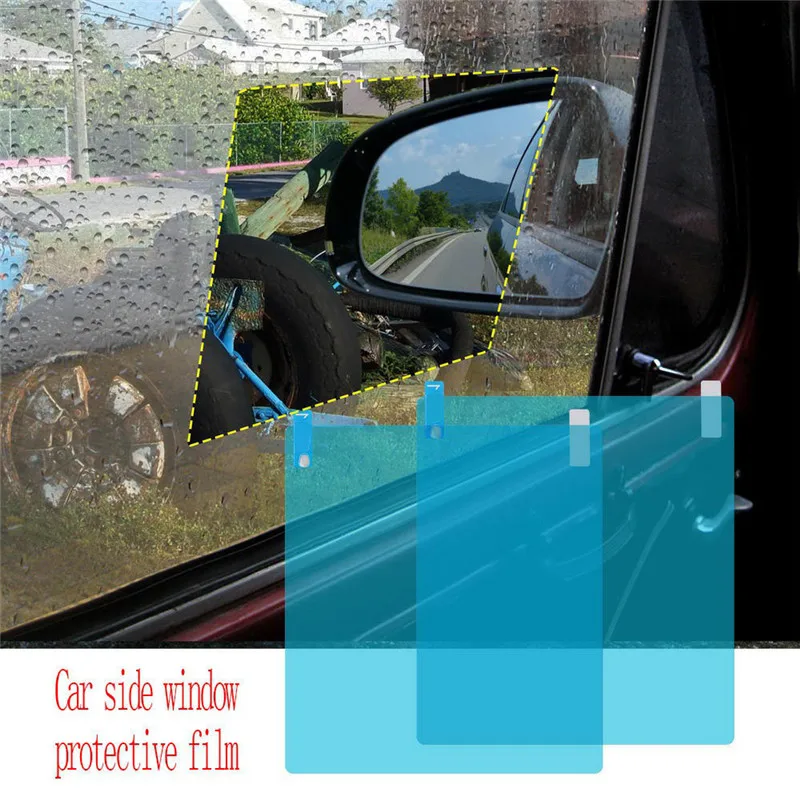 

Waterproof Anti-fog Car Side Window Protective Film Clear Car Motorcycle Rear View Mirror Protective Soft Film Car Accessories
