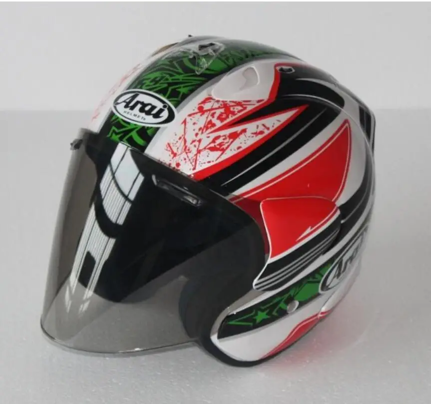 Топ горячий ARAI R3 шлем мотоциклетный шлем половина шлем с открытым лицом шлем-каска для мотокросса - Цвет: 3
