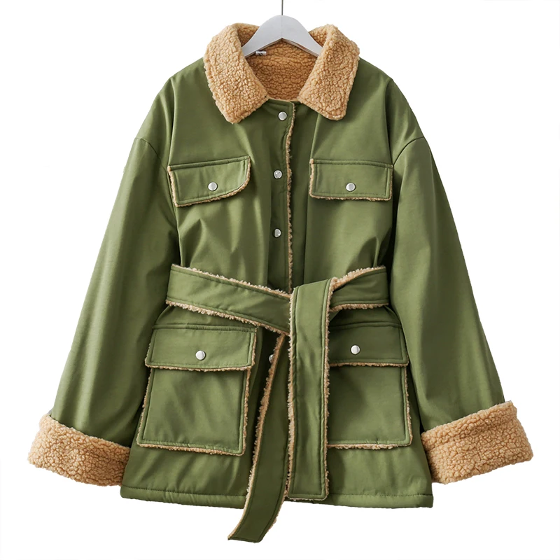 new fashion women's clothing Tooling cotton jacket womens jackets and coats parka