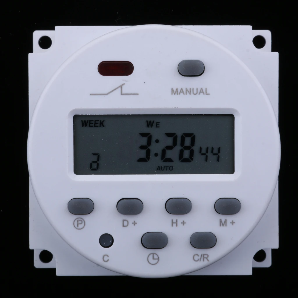 Timer Switch for Solar Lights, Digital Programmable Timer DC/  12 V - HOT