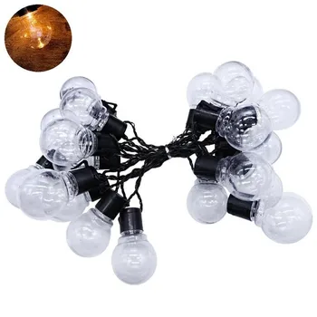 

10LED Solar Bulb Fairy Lights Hanging Lamp Outdoor Retro Bulb String Lights Decor Exterior Lights For Garden Solar Fairy Lamp