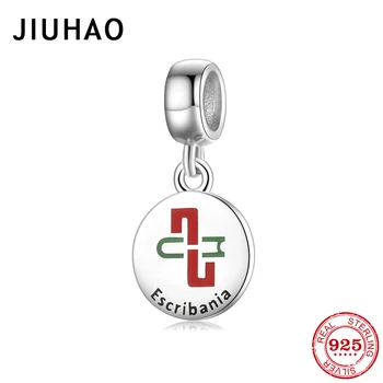 

High quality 925 Sterling Silver Escribania Charms Occupation For jewelry making Pendants Fit Original Charm Designer Bracelets