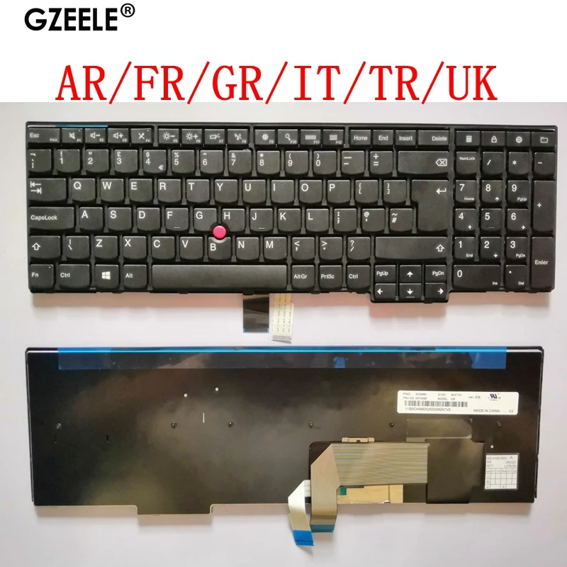Sp/ar/fr/gr/it/tr/uk/br New Laptop Keyboard For Lenovo E540 E531 T540