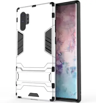 

100pcs/lot Stand PC +TPU 2 in 1 Hybrid Armor Case For Samsung Note 10 Note 10Pro A80 A90 A10S A30S A50S M30S A70S A90 5G A51 A71