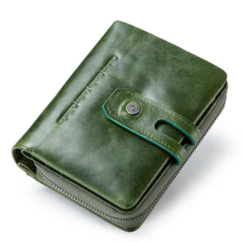 

Fashion Wallet Women Genuine Leather Wallets Female Hasp Zipper Design Coin Purse ID Card Holder Unisex Slim Wallet WM13