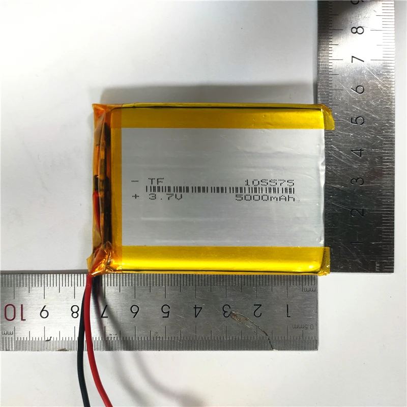 5 шт 3,7 V 5000mAh литий-полимерный аккумулятор 3,7 v 5ah 105575 Lipo с PCB BMS для IPAD дыхательная машина обучающая машина