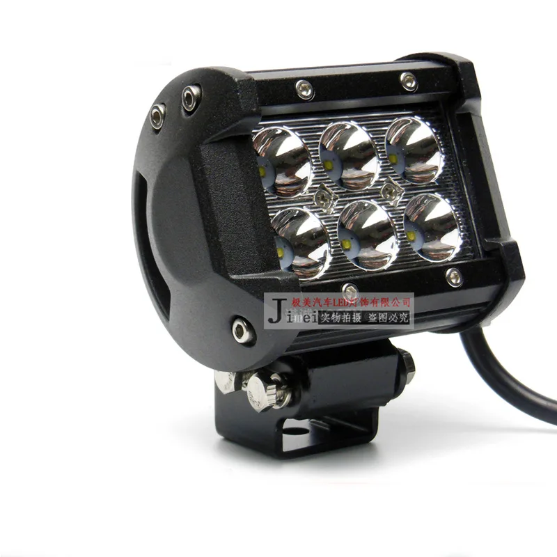 

Trinocular-18 W 6LED6 Beads Car Motorcycle off-Road Vehicle Engineering Vehicle Auxiliary Work Light Headlight Spotlights