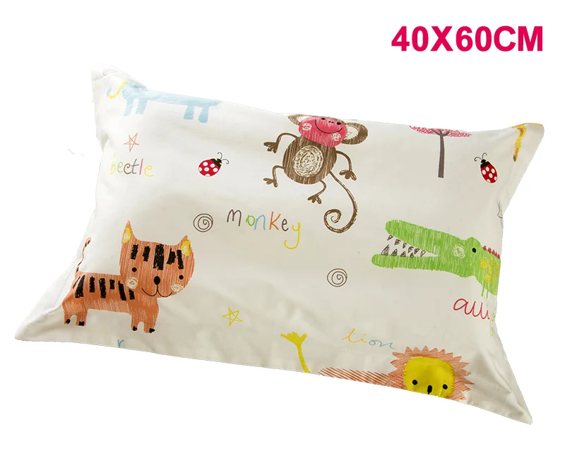 40x60CM Детская Хлопковая наволочка для маленьких мальчиков и девочек, наволочка для детской кроватки для новорожденных - Цвет: 40x60CM