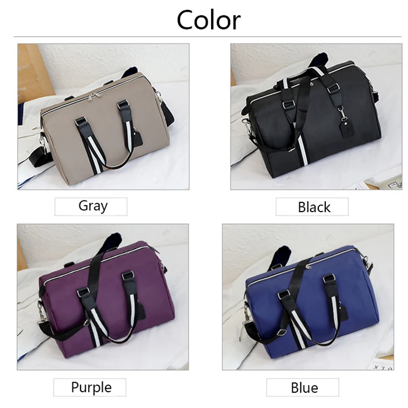 Women's Travel Yoga Handbags Training Sports Gym Bag Waterproof Fitness Shoulder Nylon Crossbody Bags Women Sac De Sport