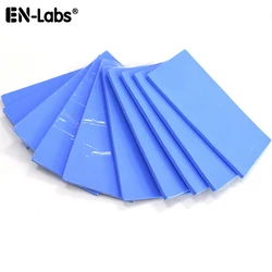 High - Performance Thermal Pads - Thermally Conductive Silicone for Electronics Cooling (100pcs 10x10x1mm)