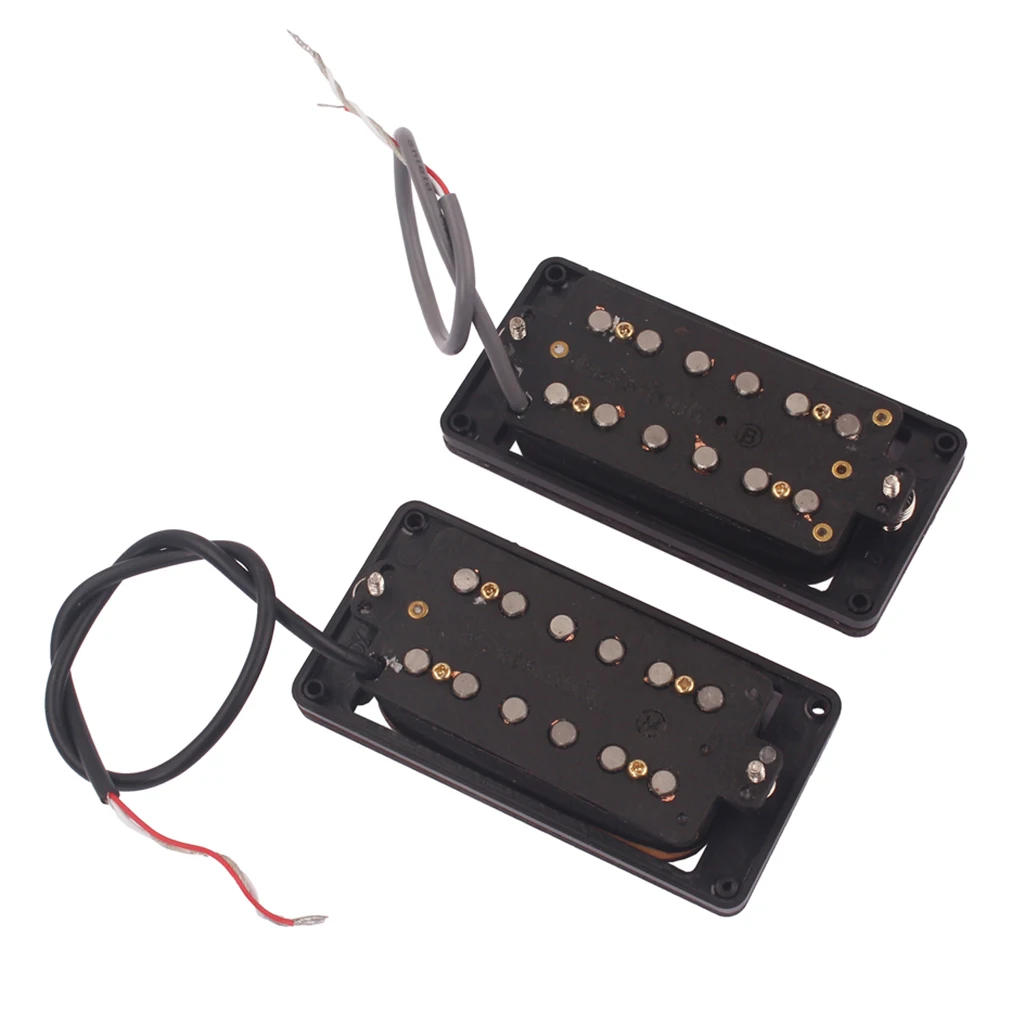 Hand Wound Maple Wood Bridge Neck Pickup Humbucker for Fender Style Guitar Instrument Accs