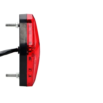 

Dirt bike Tail Light License plate 15Led Turn Signal Rear Fender Edge Stop Lamp.ATV 12V 3000K Flash Reverse