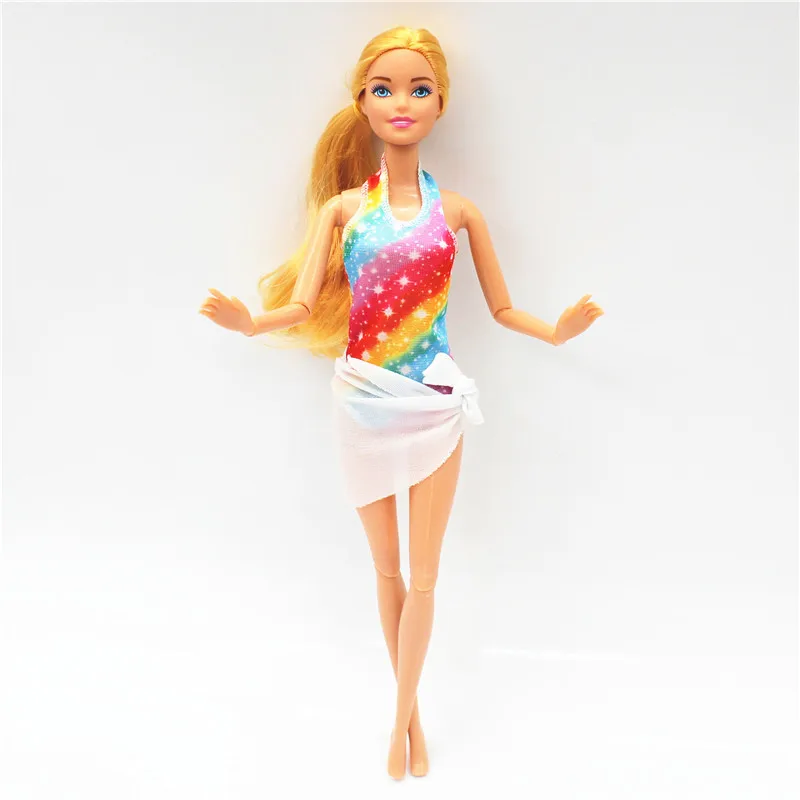

Fashion Swimwear Clothes Bikini Outfits Set for 1/6 CD FR Kurhn Vintage BJD Doll Accessories Role Play House Dressing Up Costume