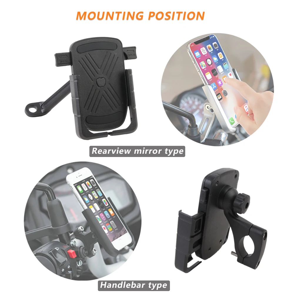 Motorcycle Phone Holder For Bajaj Avenger 220 160 CT 100 110