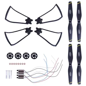

HOBBYINRC Parts Kits with Blades/Guard Circle/Gear/Motor for SG700/DM107S Foldable Quadcopter Drone