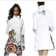 Зимнее женское пальто град Испания различных весна, осень-зима пальто Толстые Windswear; большие размеры 36-46