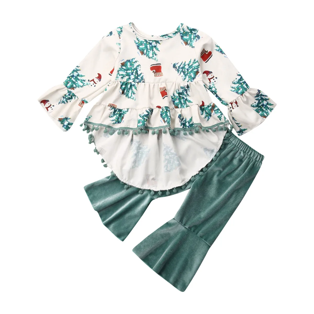 girls green tracksuit