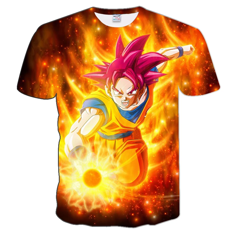 Футболка с рисунком Dragon Ball 3D hommes T shits футболка аниме harajuku Comics hauts Goku Z imprimer Tee mode