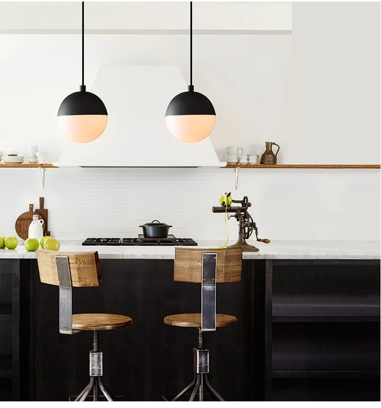 

Gold Black Nordic Pendant Light Clear Glass Lampshade Hanging Lamp Dining Room Cafe Bar LED Pendant Lights Suspension Luminaire