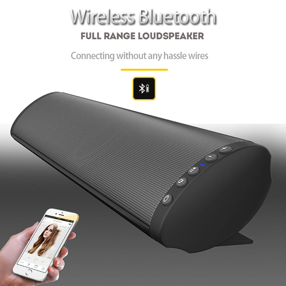 Многофункциональная стереосистема 3D Hi Fi HD настенная ТВ колонка USB TF карта