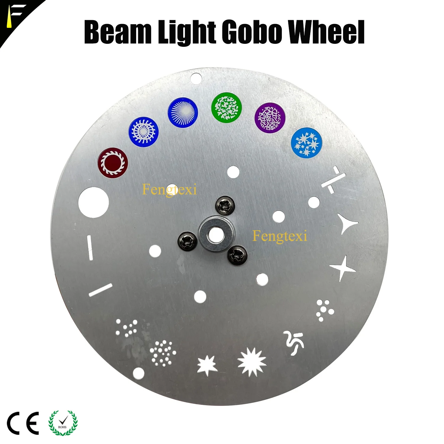 

Beam 200/230/260 Moving Light Pattern Gobo Wheel Customed Moving Head Spot Light Aluminum Metal Pattern Disk Plate
