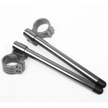 

CNC Motorcycle Handlebar Raised Higher Clip Ons 33 35 37 41 43 45 46 48 50 51 53 54 MM Clip On Clamp Fork Handle Bar Moto