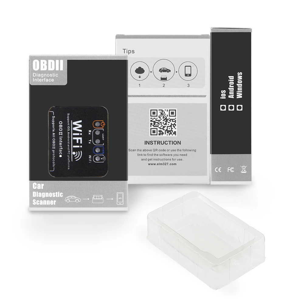 Сканер ELM 327 V1.5 PIC18F25K80 Wi Fi OBD2 Bluetooth WIFI сканер ELM327 для Android/IOS OBD 2 автомобильный