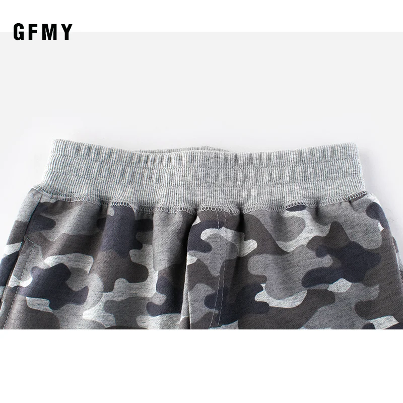 GFMY/Новинка года; сезон весна; длинные камуфляжные штаны с карманами и эластичными штанинами для мальчиков; детские штаны; уличная одежда; Штаны для мальчиков 24 месяца