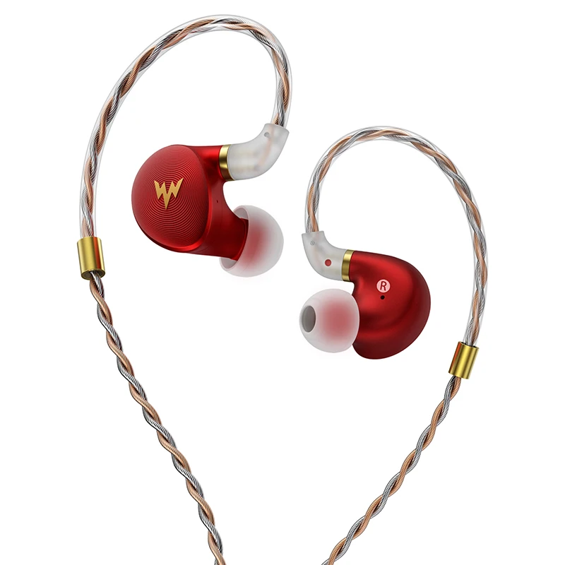 Skup Whizzer A HE03 wysokiej jakości zestaw słuchawkowy wysokiej rozdzielczości Knowles armatura czysty dźwięk metalowa wtyczka do uszu wysokiej wierności muzyczny zestaw słuchawkowy