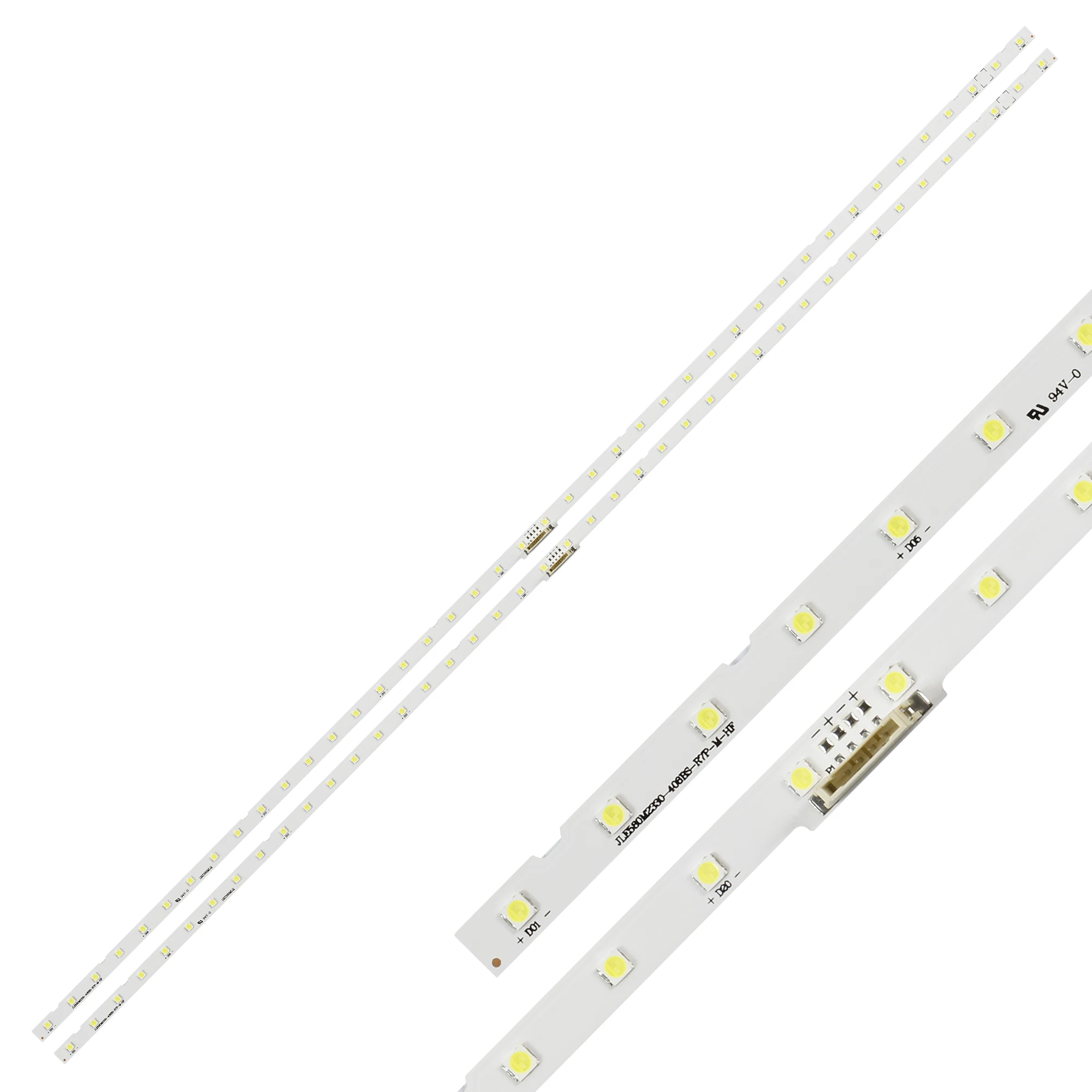 Tira Conduzida Luz de Fundo para Samsung Un58nu7100 Ue58ru7100 Ua58nu7100 Ue58nu7100 Un58nu6080 Lm4100632a Ue58ru7170 Jl.e580m2330408bs
