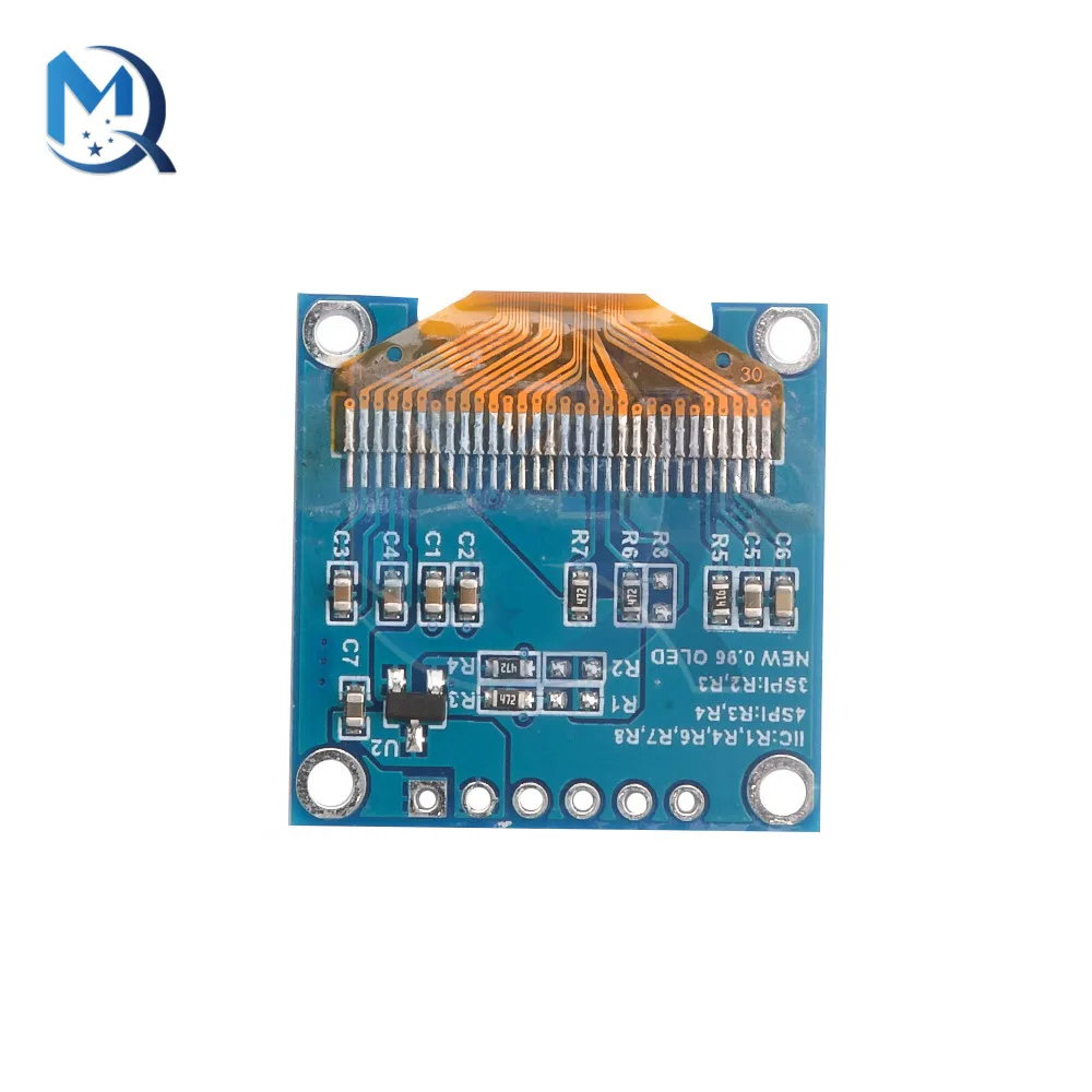 Display OLED da 0.96 pollici Moudlue 3.3-5V schermo OLED a 6 Pin 128X64 modulo di visualizzazione Driver LCD IIC/SPI SSD1315 - Image 6