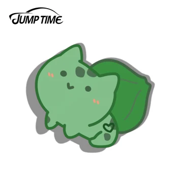 

Jump Time 13cm x 10.9cm For Pokemon Bulbasaur Anime Decal Funny Car Stickers Vinyl Laptop Decor Car Window Bumper Kawii