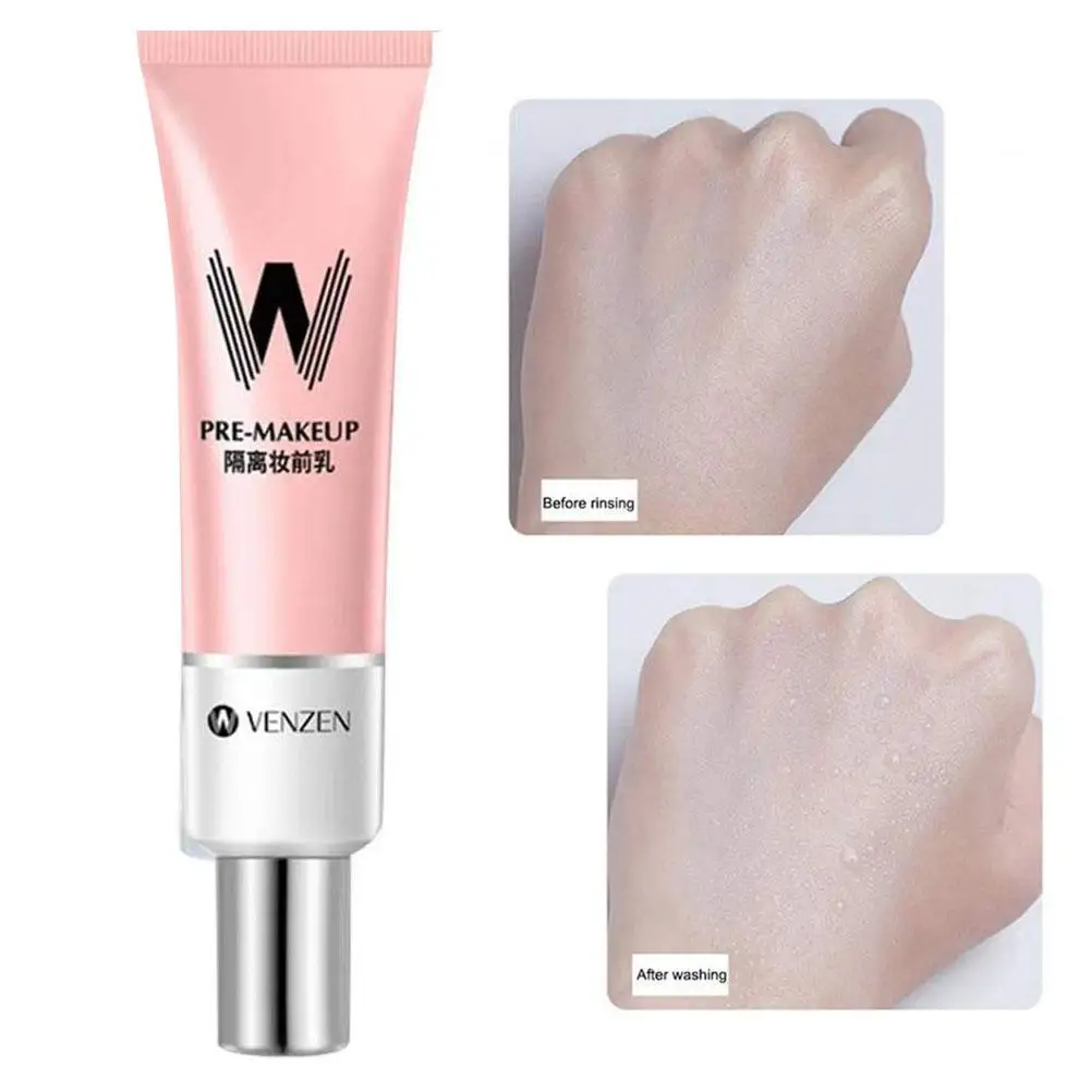 Pore Primer Hydrating Pink Isolation Makeup Pre milk Base Concealer Cream Invisible Pore Cosmetics Brighten Makeup 5