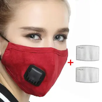 

Dust-proof Anti-fog Filter Pad Haze Pollution with Breathing Valve Mouth Mask