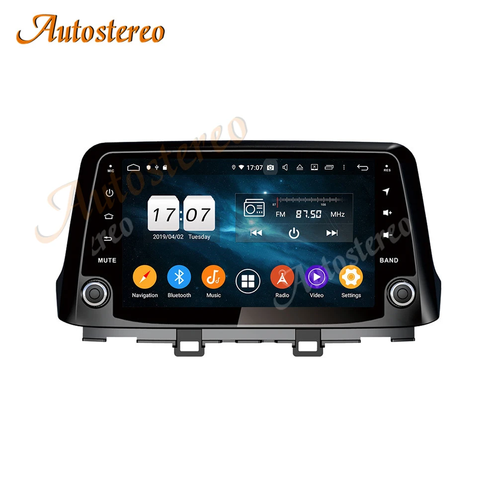 For Hyundai KONA 2017 2018 2019 2020 Android 10.0 64+4GB Auto Stereo Multimedia Player Radio Tape Recorder Head Unit DVD Player