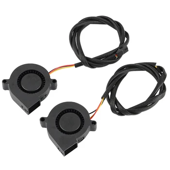 

Dotbit 2Pcs 5V Dc 5015 50Mm Blow Radial Cooling Fan Sleeve Bearing for Electronic Prusa I3 Mk3 3D Printer Parts Vs Ball Bearin