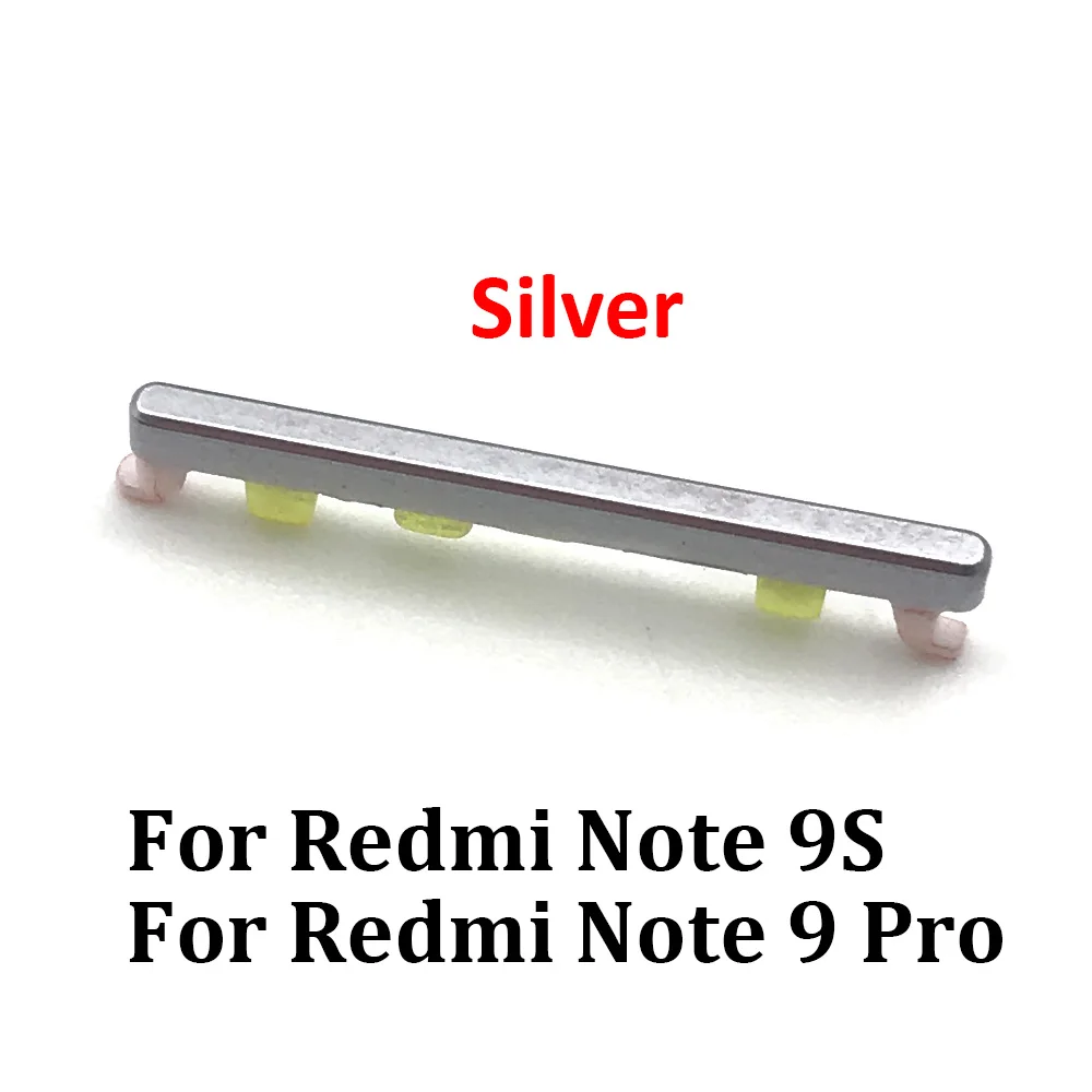 New Power Button+Volume Side Button For Xiaomi Redmi Note 9S 9 Pro iphone mobile frame Housings & Frames