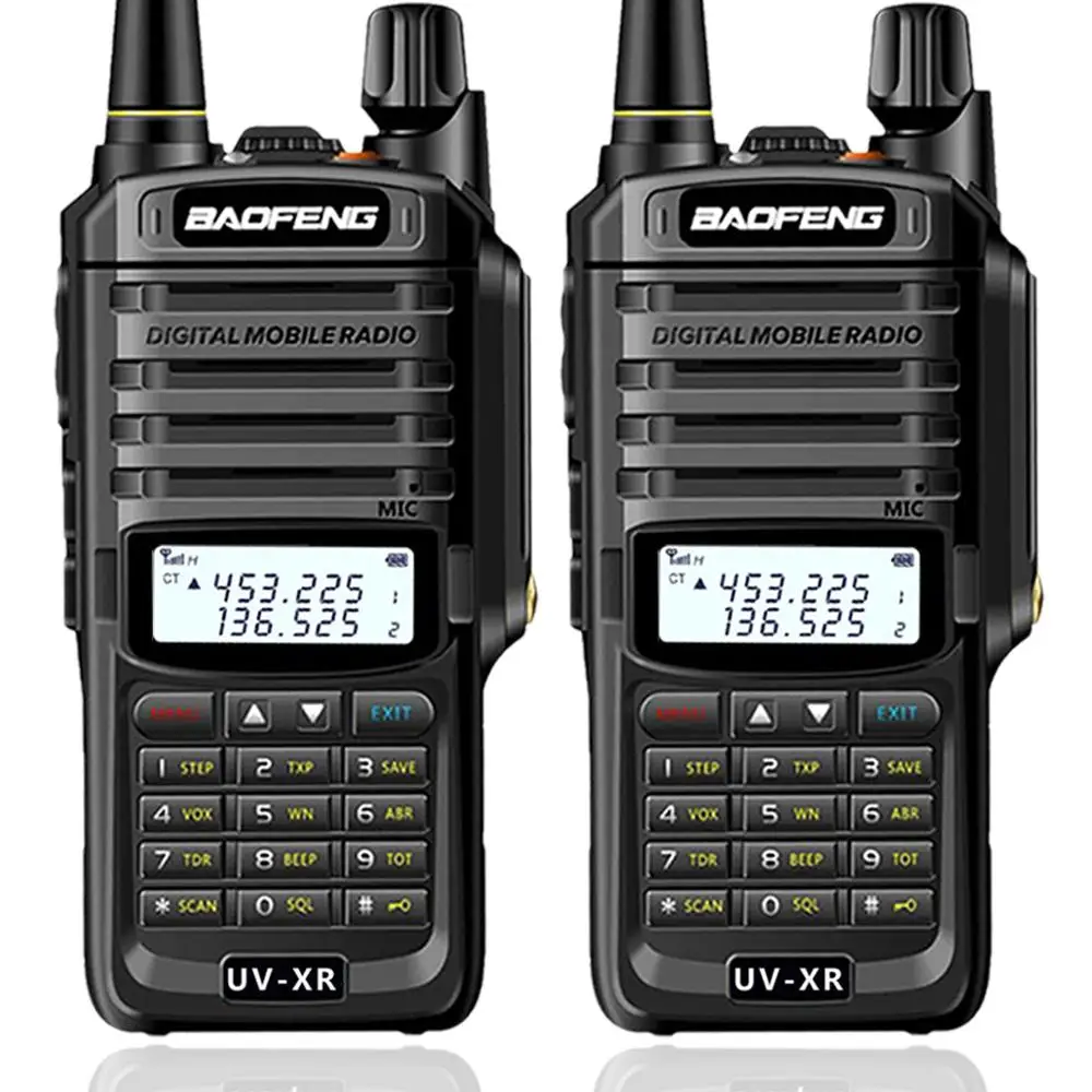 2pcs Baofeng UV-XR 10W High Power IP67 Waterproof Two Way Radio Dual Band Handheld Walkie Talkie for Hunting UV-9R plus | Мобильные